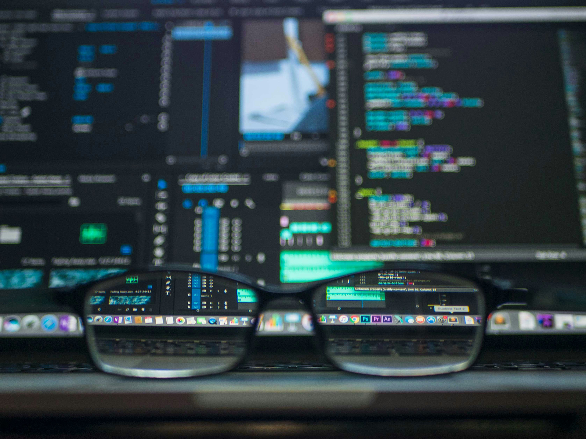 computer code on a screen